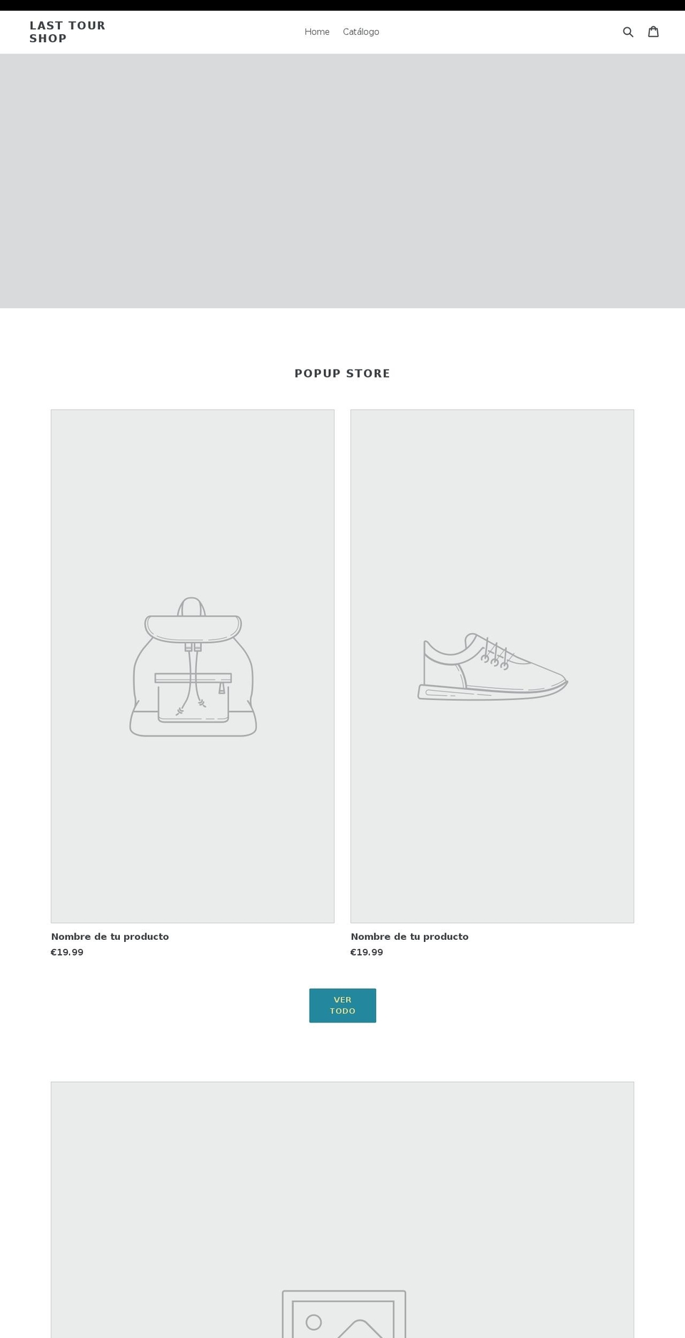 lasttourshop.net shopify website screenshot