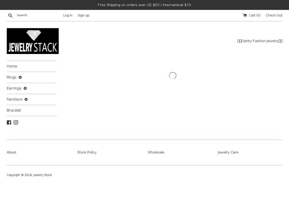 lasyajewelry.com — Shopify storefront screenshot