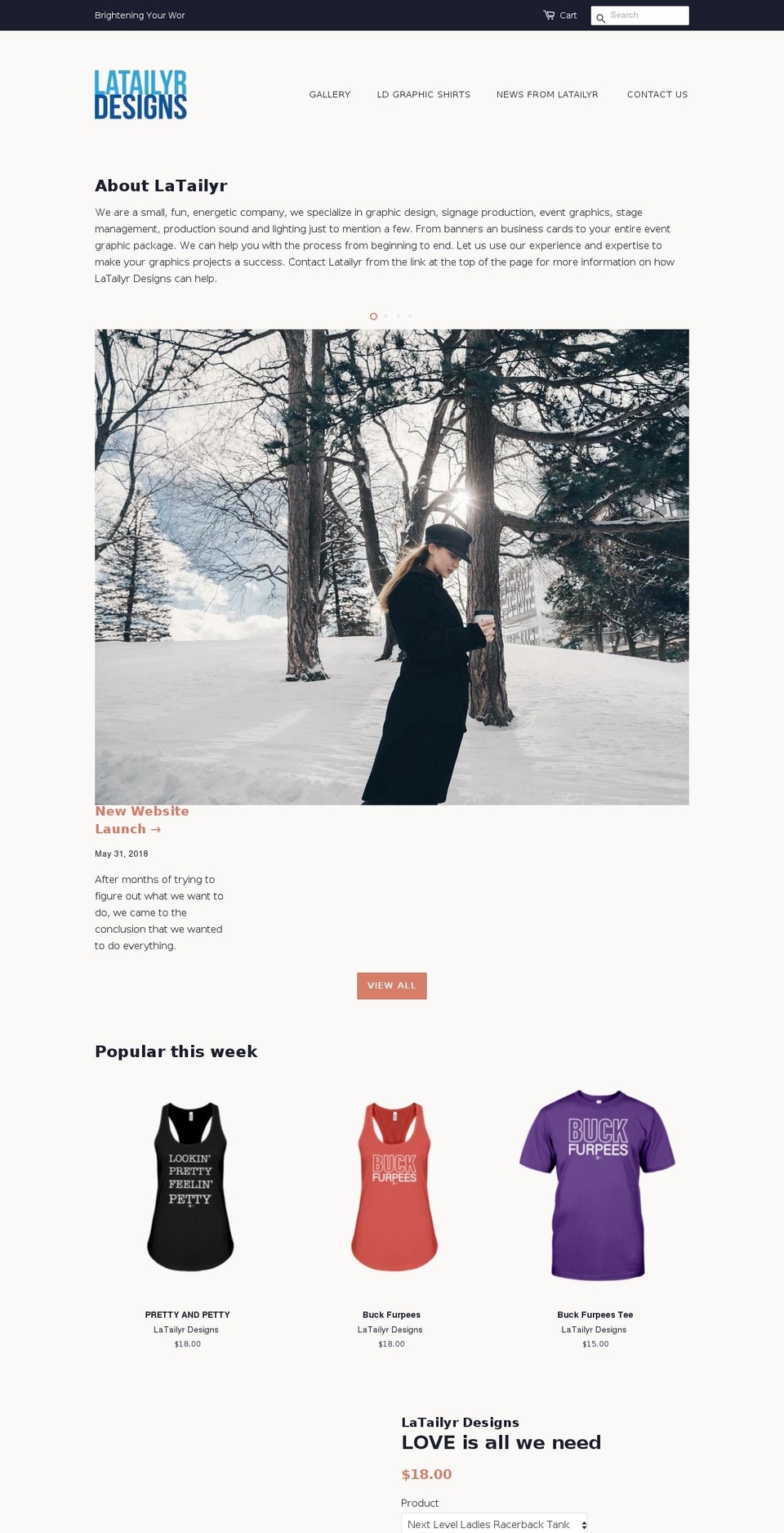 latailyr.com — Shopify storefront screenshot
