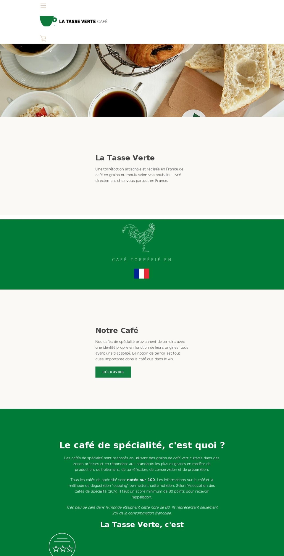 latasseverte.fr shopify website screenshot