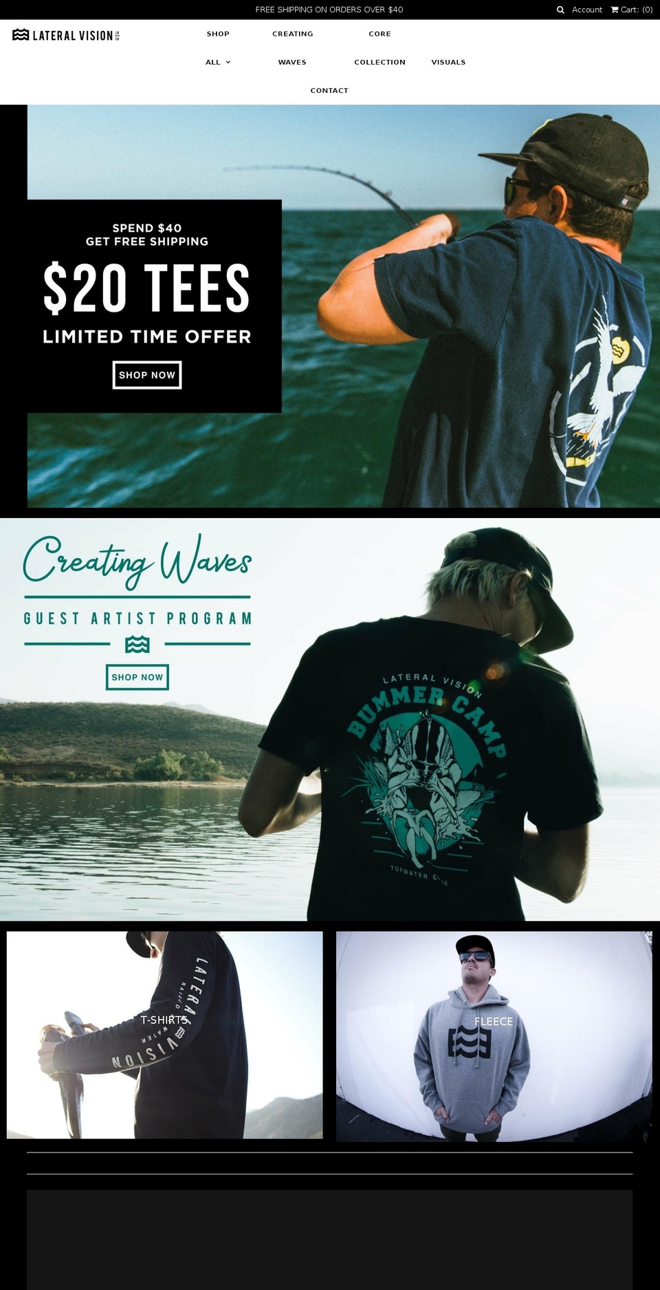 lateralvisionbrand.com shopify website screenshot