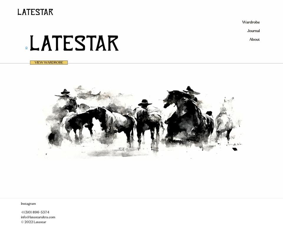 latestarultra.com shopify website screenshot