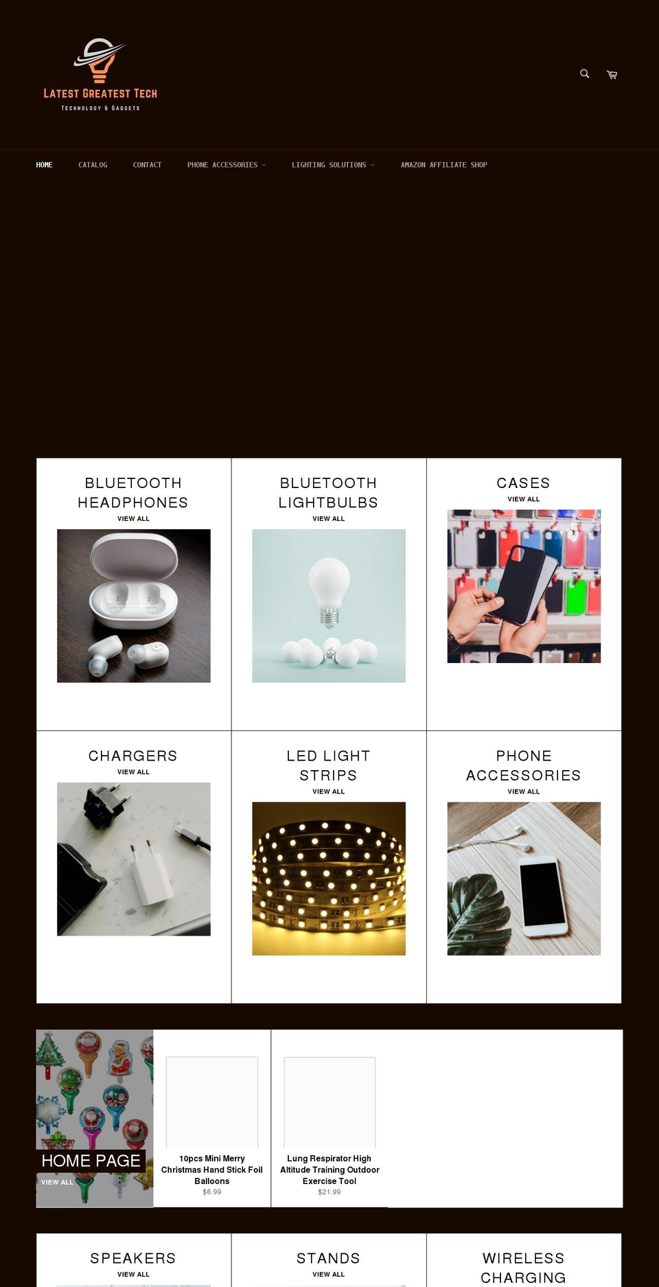 latestgreatesttech.com shopify website screenshot