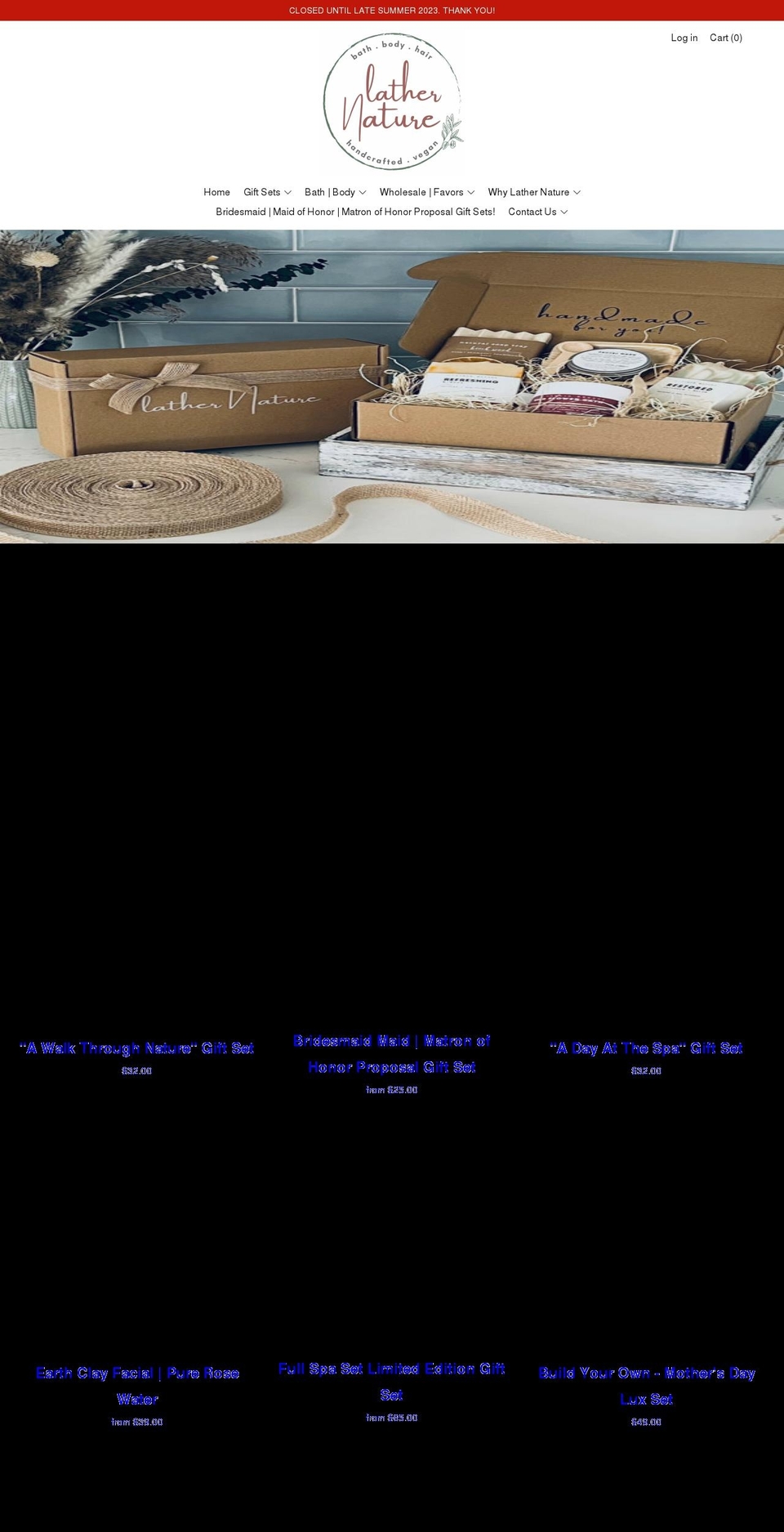 lathernature.com shopify website screenshot