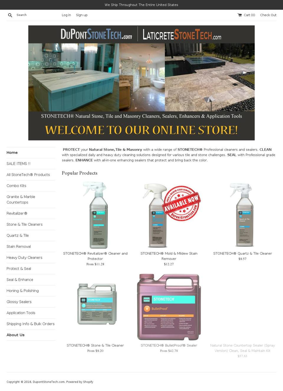 laticretestonetech.com — Shopify storefront screenshot