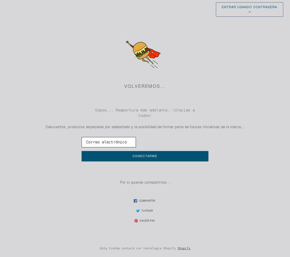 latiendadejoe.es shopify website screenshot