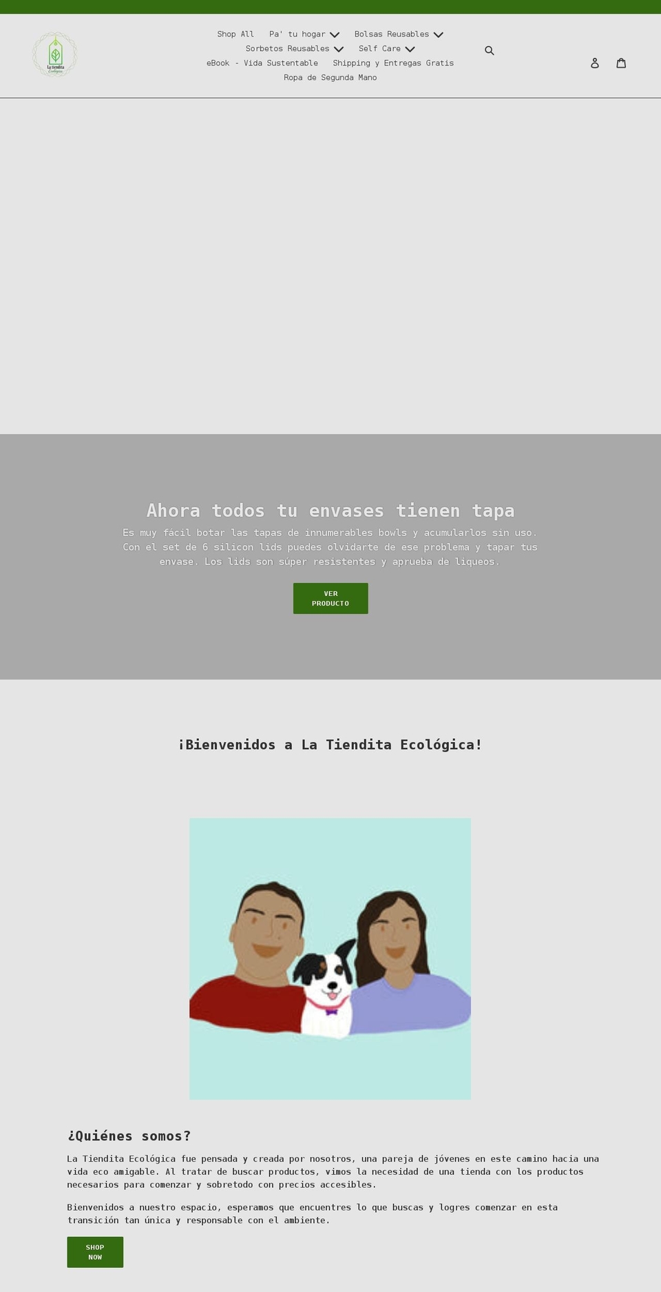 latienditaecopr.com shopify website screenshot