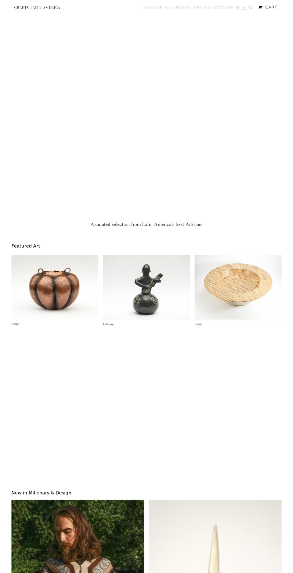 latinamericacrafts.com — Shopify storefront screenshot