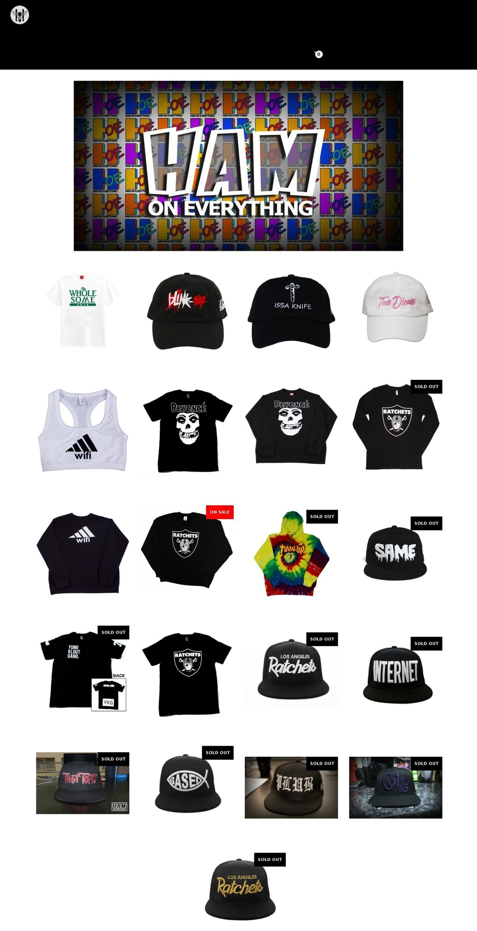 latinoicon.com — Shopify storefront screenshot