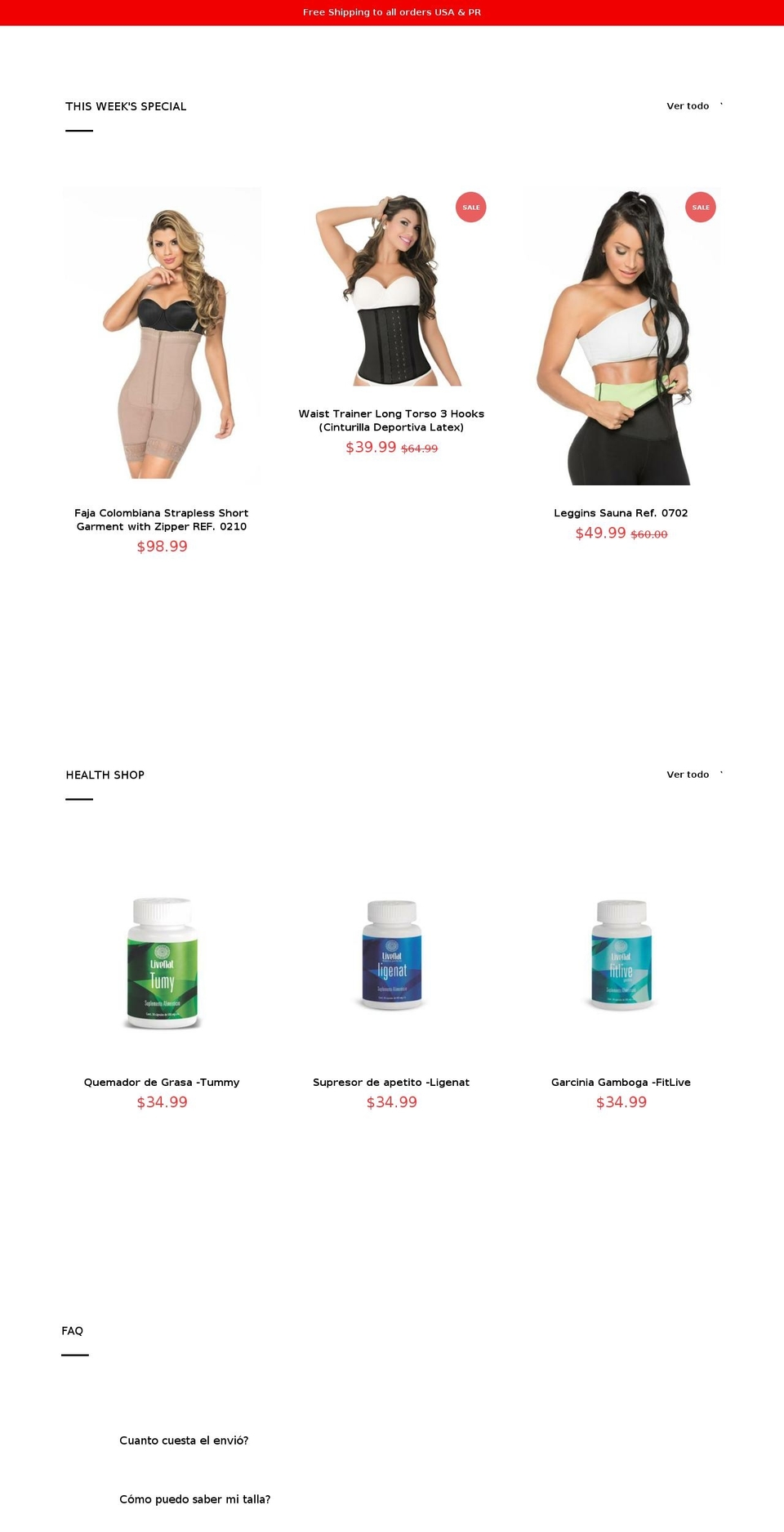 latinstyleboutique.com — Shopify storefront screenshot