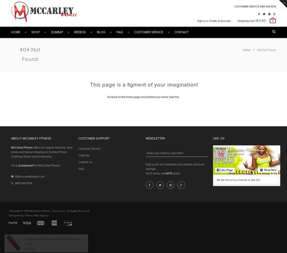 mccarley-fitness Shopify theme site example latinzumba.com