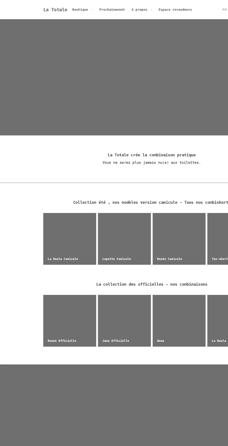 latotale.love shopify website screenshot