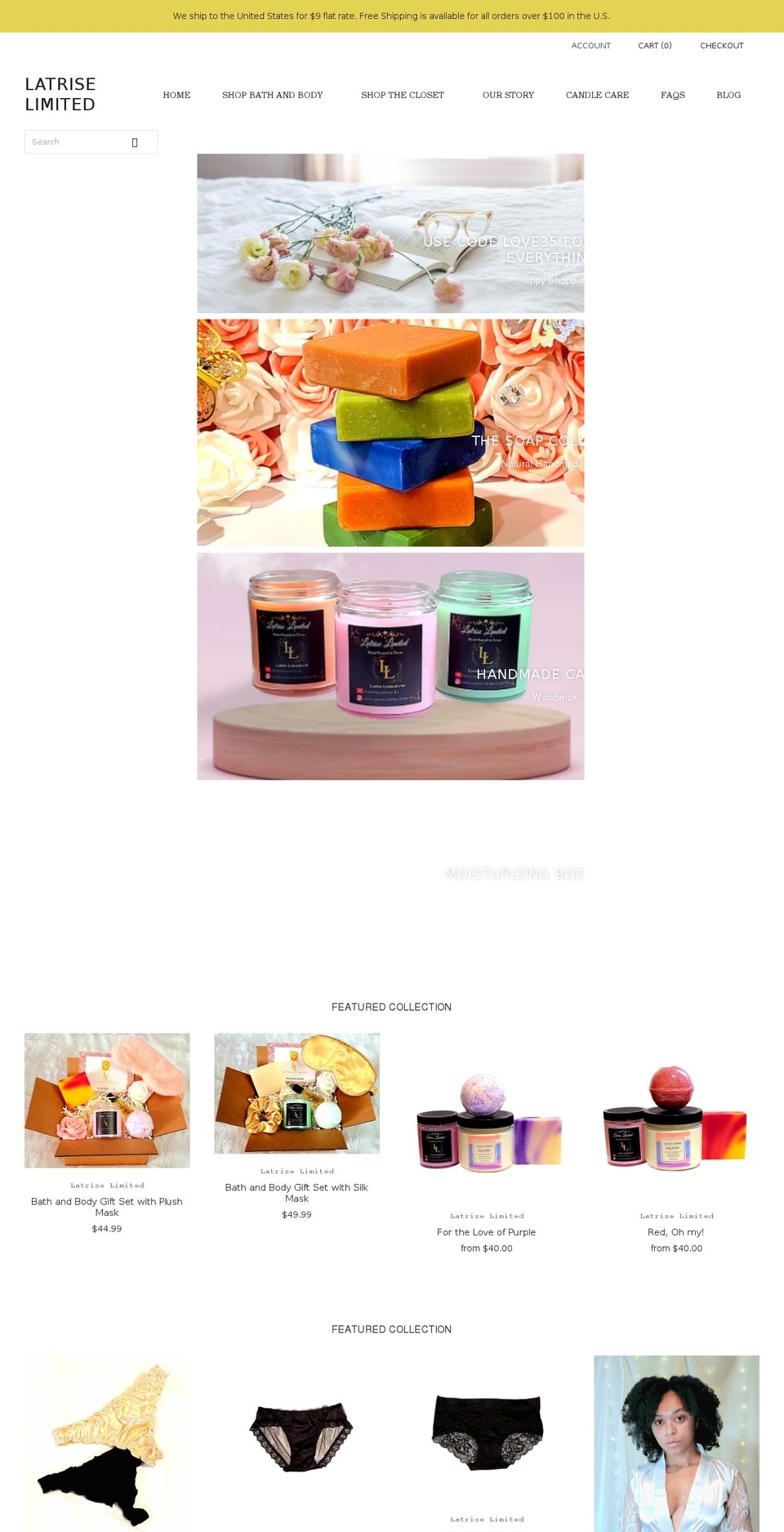 latrise-limited.com shopify website screenshot