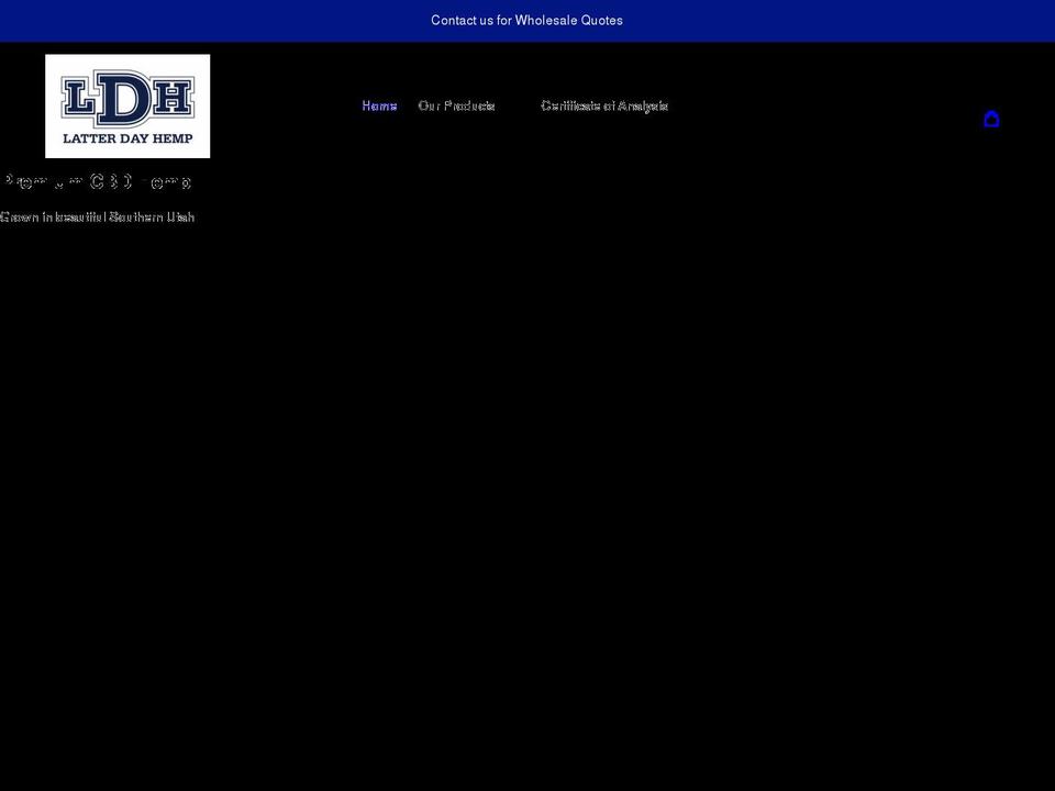 latterdayhemp.com shopify website screenshot