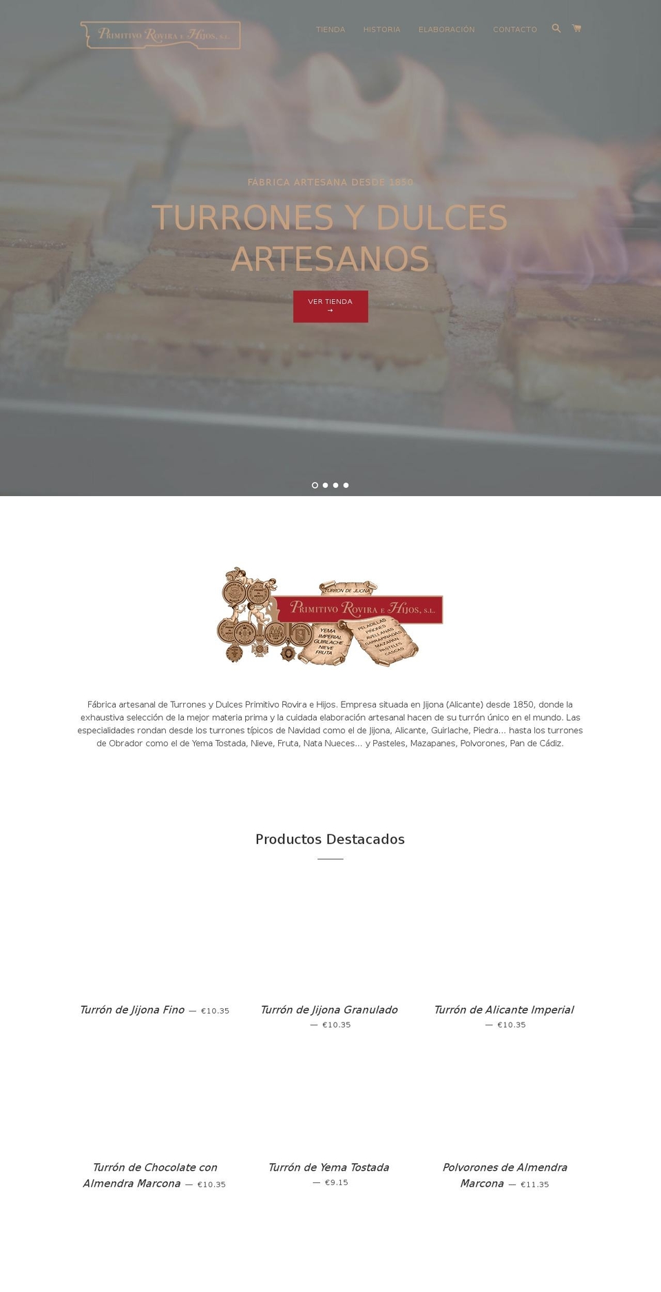 laturroneria.com — Shopify storefront screenshot