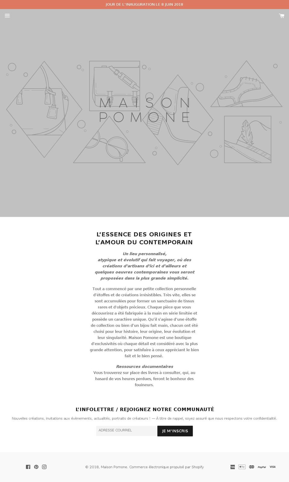 latziganemontreal.com — Shopify storefront screenshot