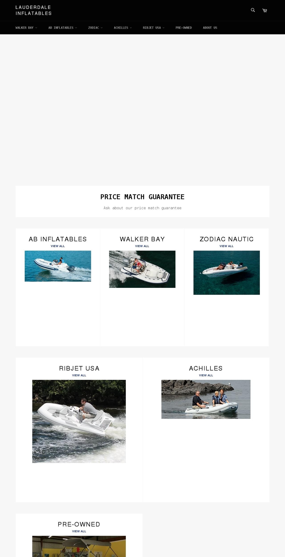 lauderdaleinflatables.com shopify website screenshot