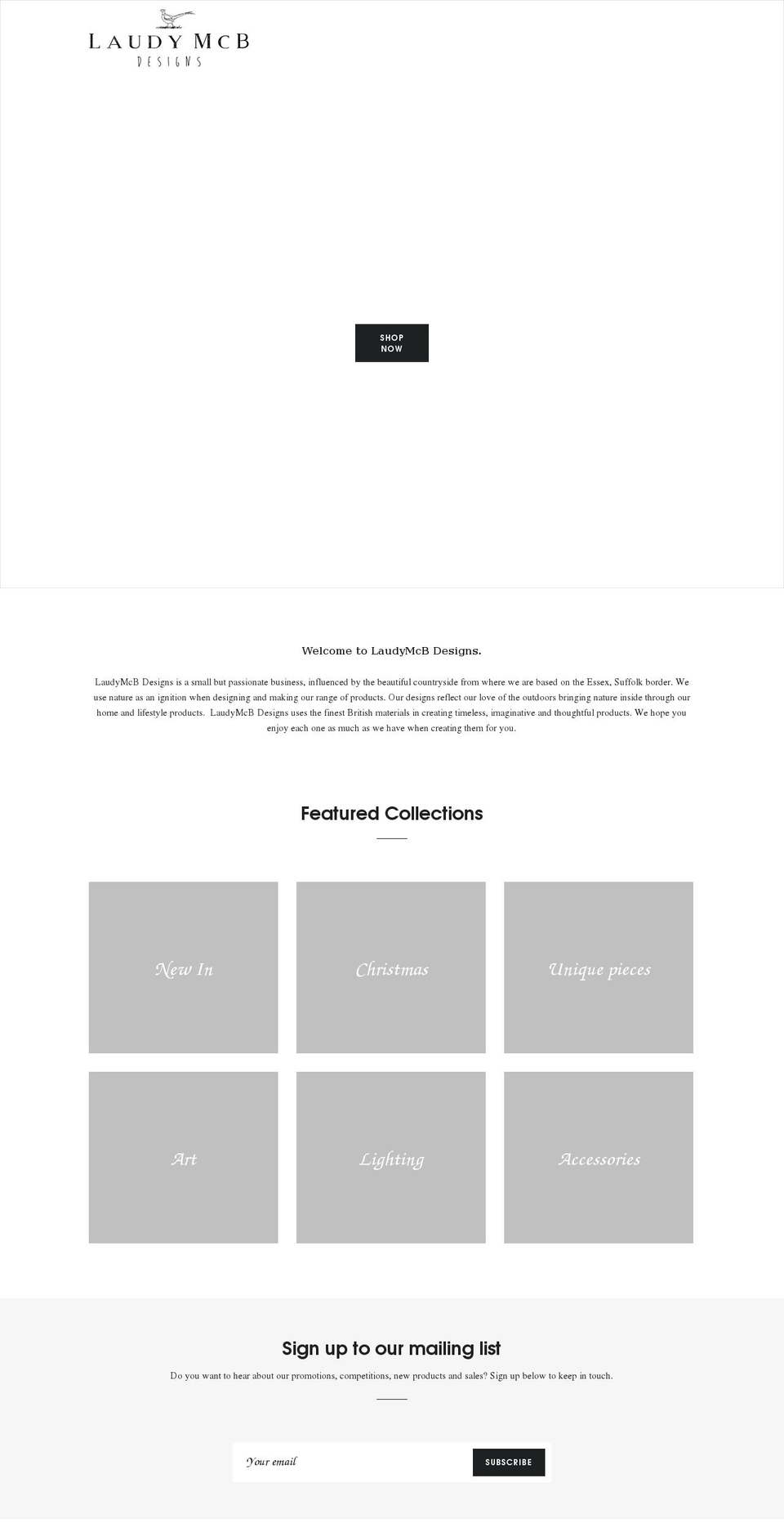 laudymcbdesigns.com shopify website screenshot