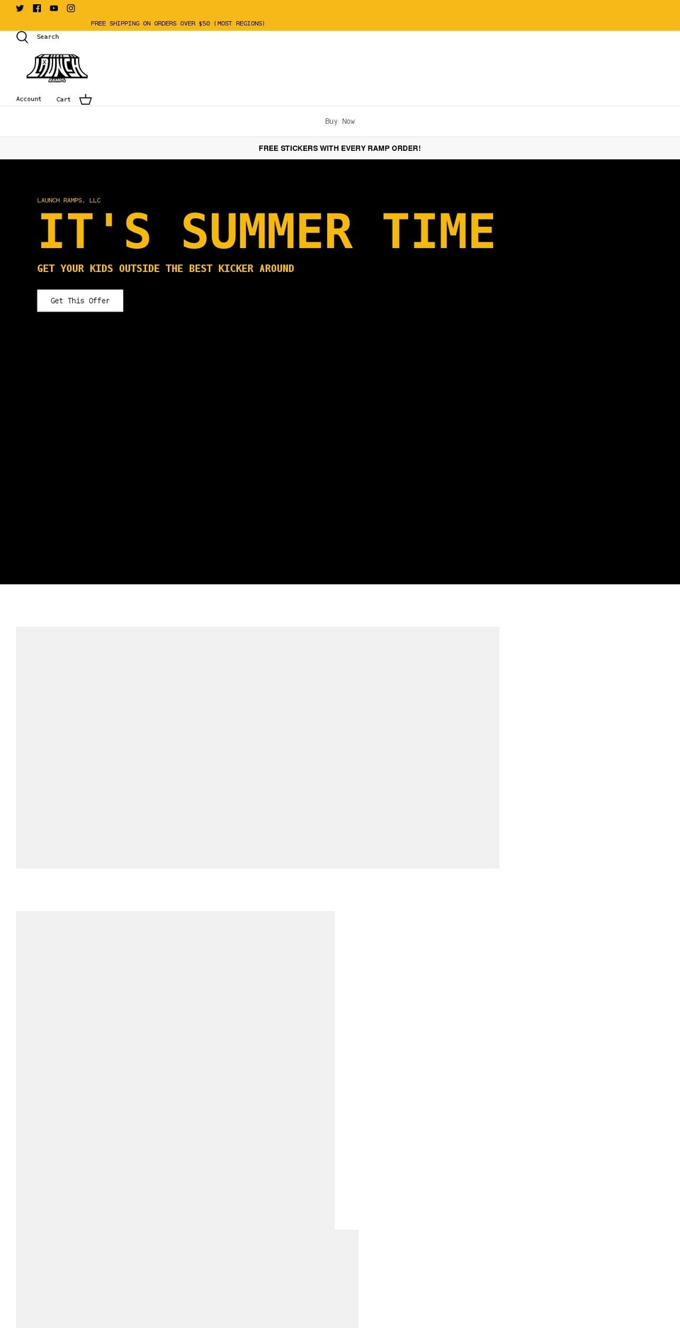 launchramps.com shopify website screenshot