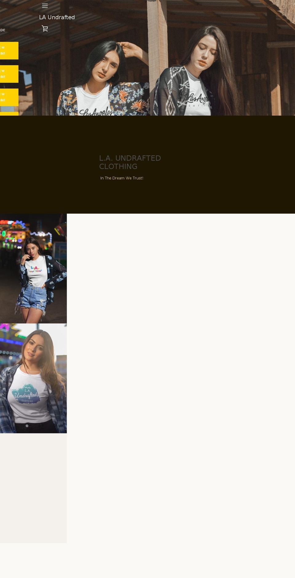 laundrafted.com — Shopify storefront screenshot
