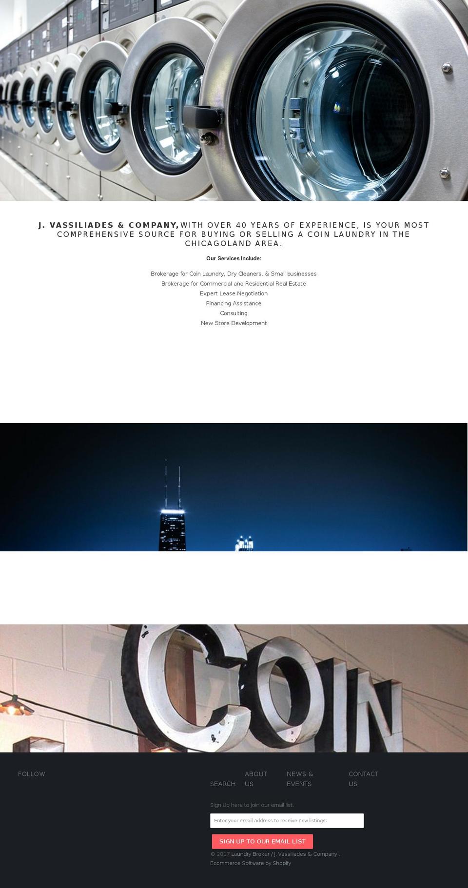 laundrybroker.com shopify website screenshot