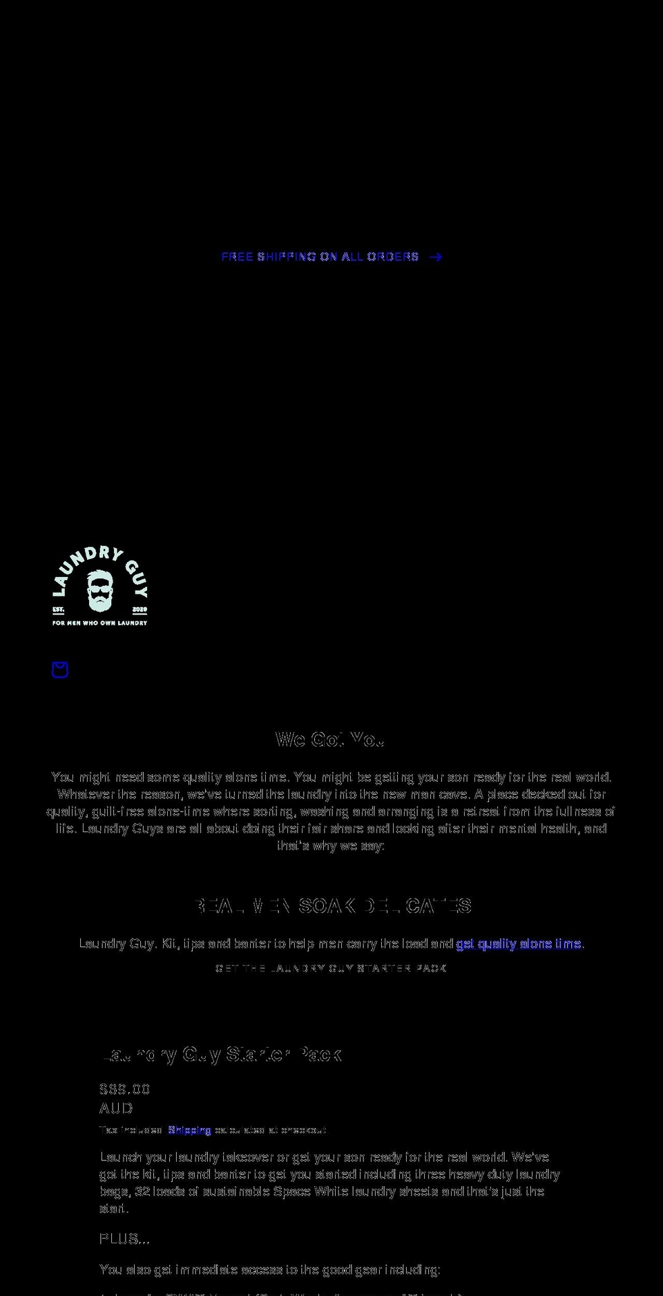 laundryguy.com shopify website screenshot