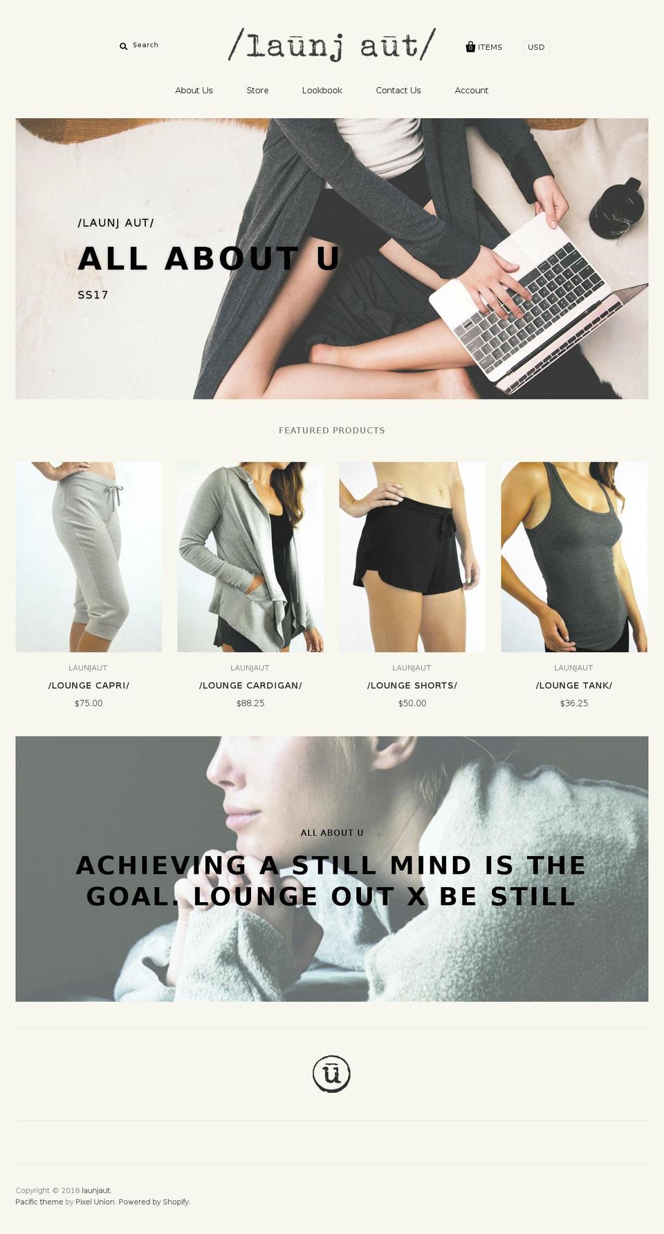 launjaut.com — Shopify storefront screenshot