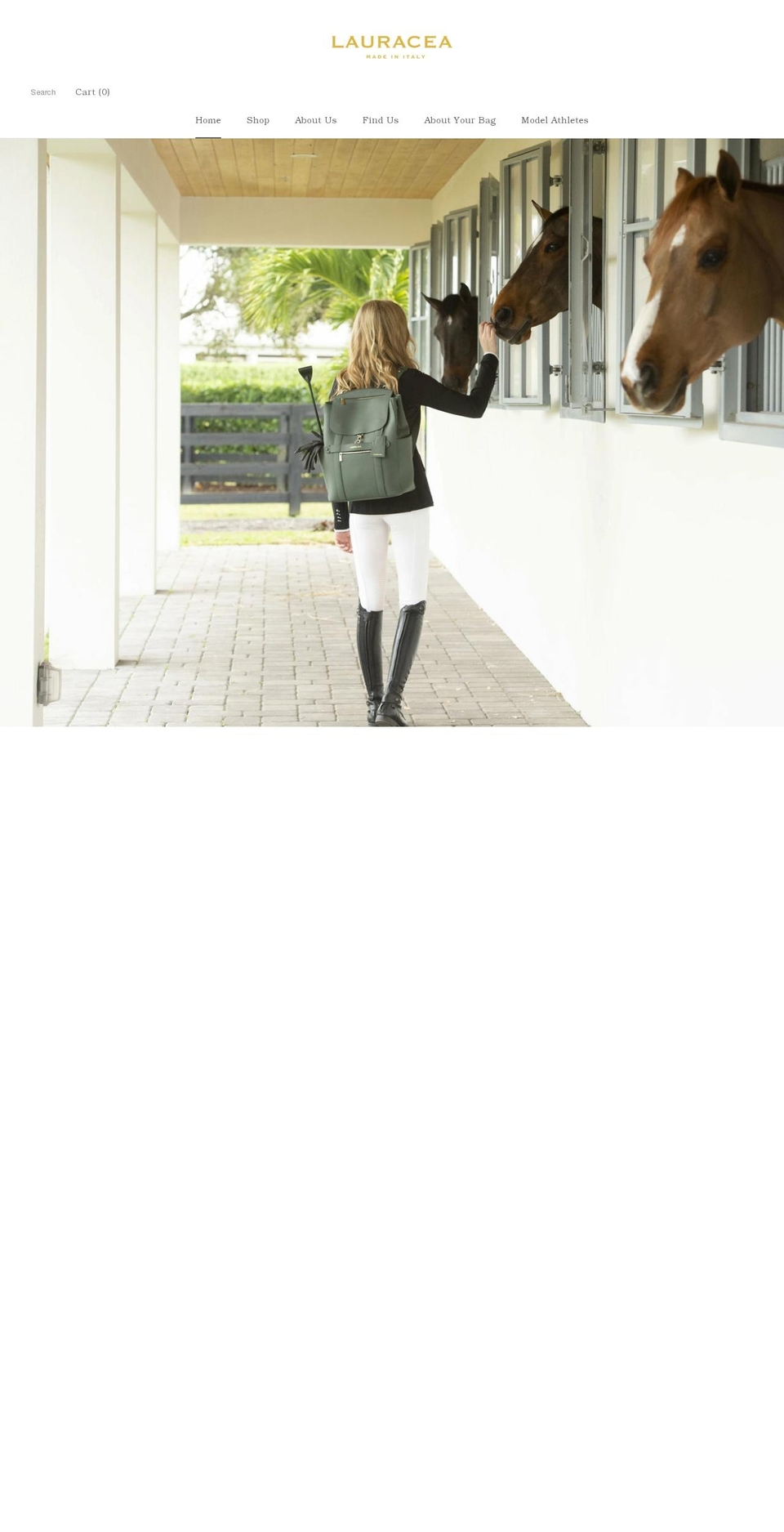 lauracea.com shopify website screenshot