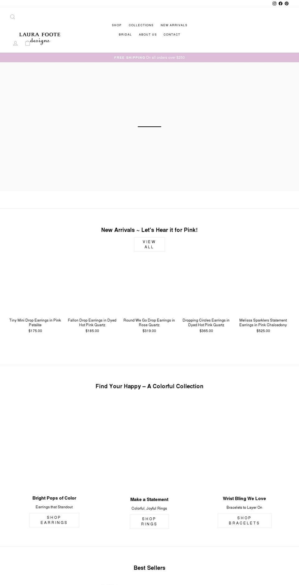 laurafootedesigns.com shopify website screenshot