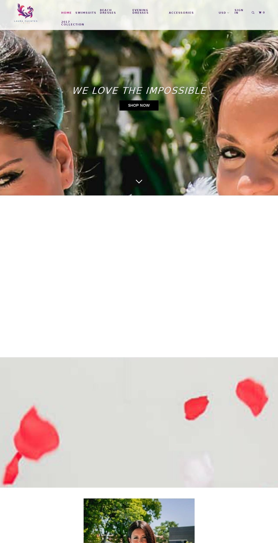 laurafuentesibiza.com — Shopify storefront screenshot