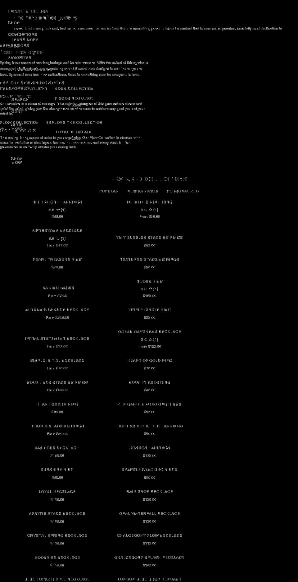 laurajdesigns.com shopify website screenshot