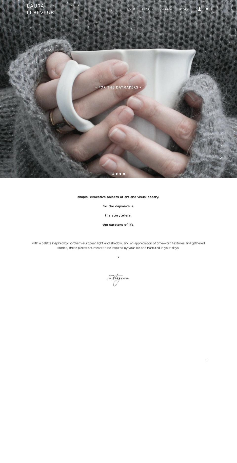 lauralereveur.com shopify website screenshot