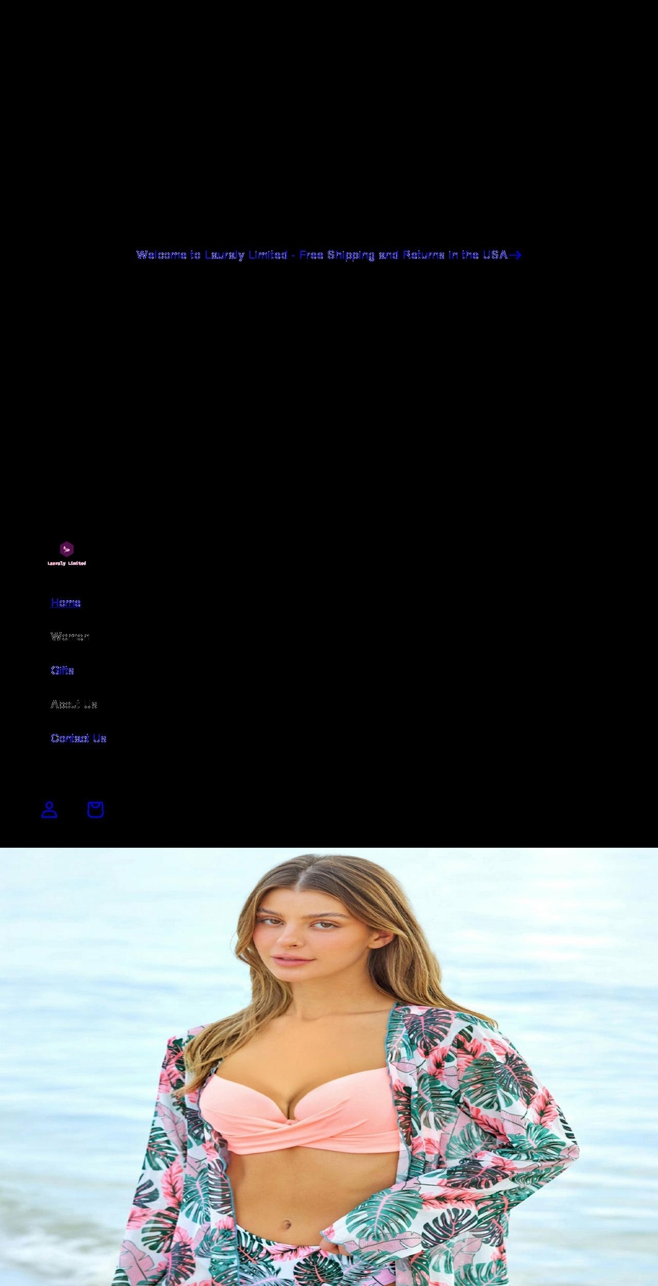 lauralylimited.com shopify website screenshot