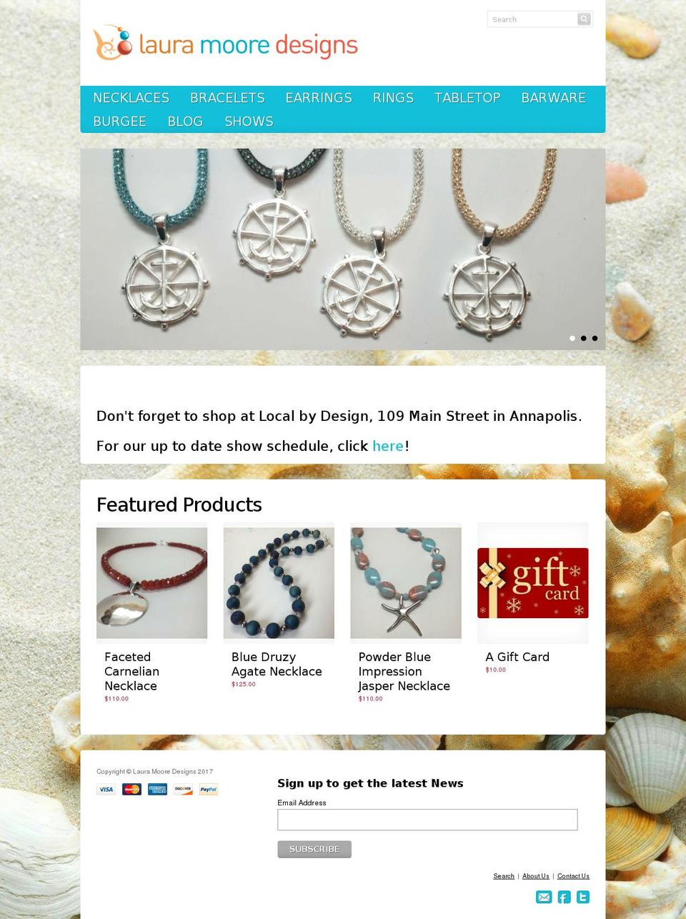 lauramooredesigns.com shopify website screenshot
