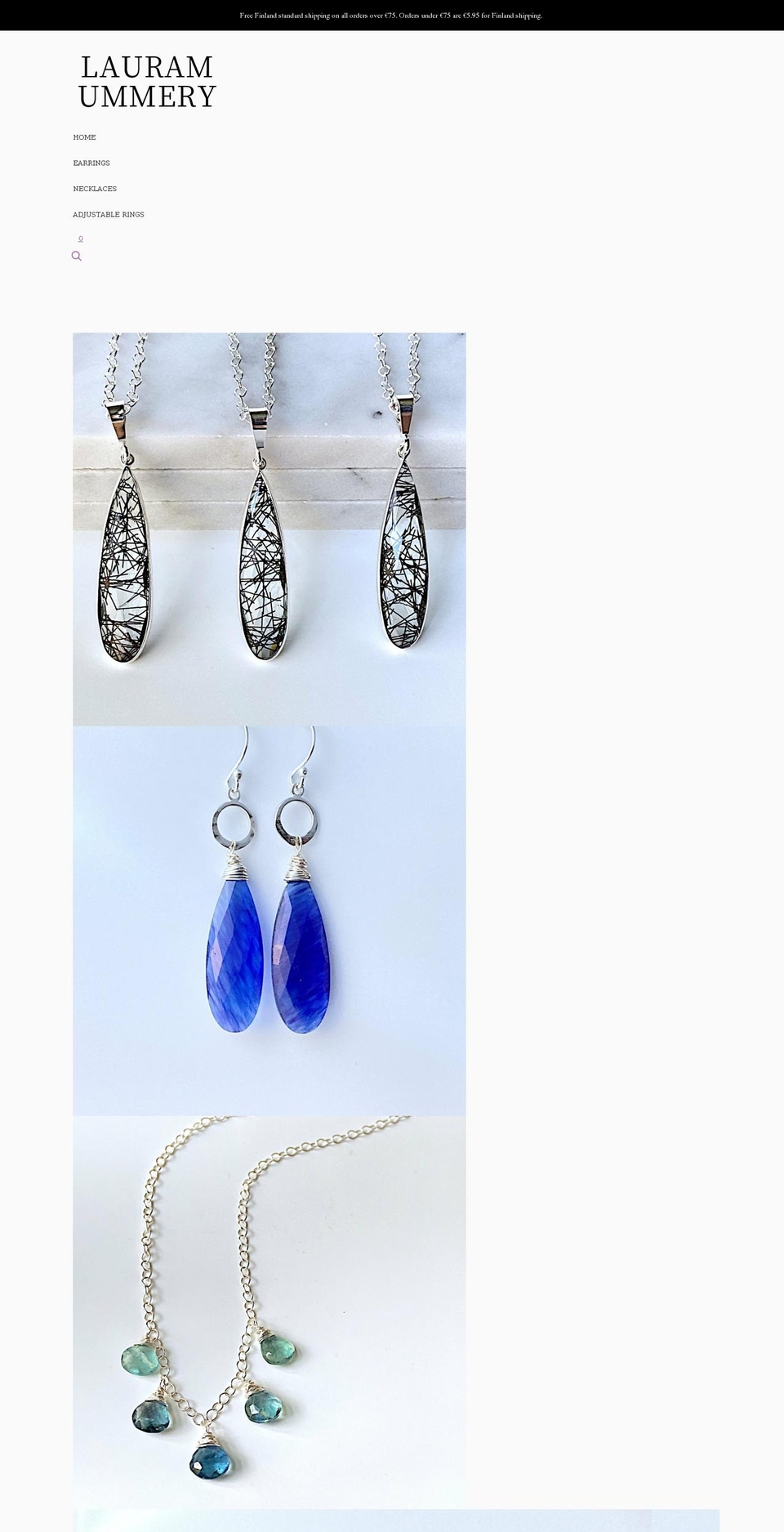lauramummery.com shopify website screenshot