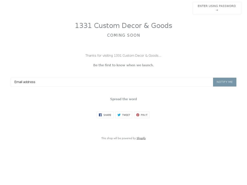 laurascraftedgoods.com — Shopify storefront screenshot