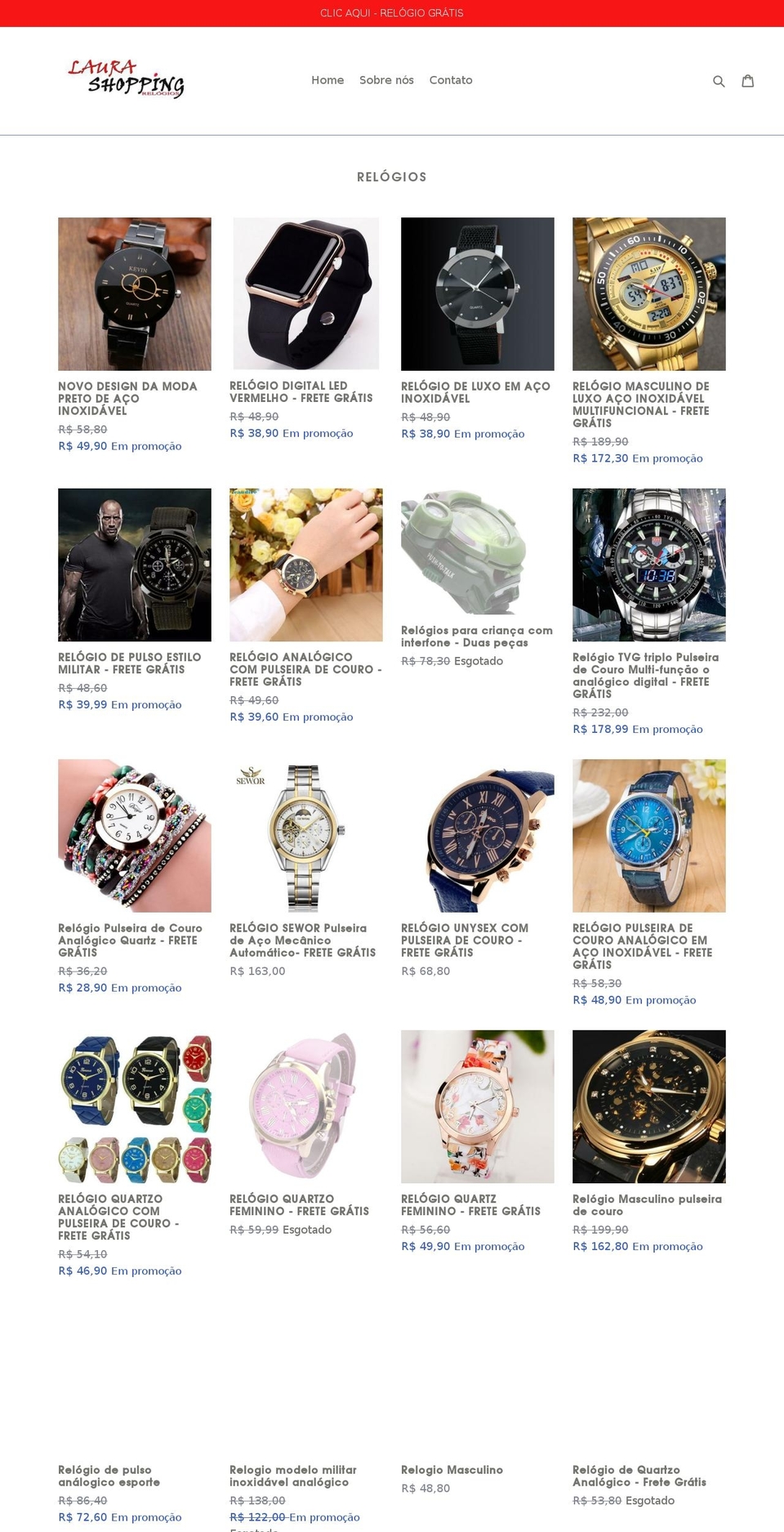 laurashopping.com shopify website screenshot