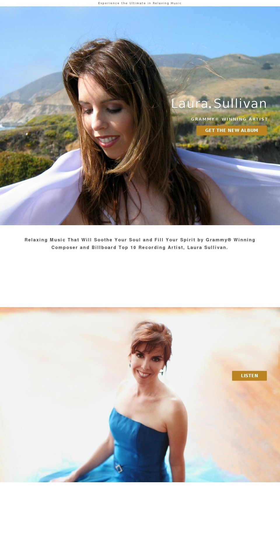 laurasullivanmusic.com shopify website screenshot