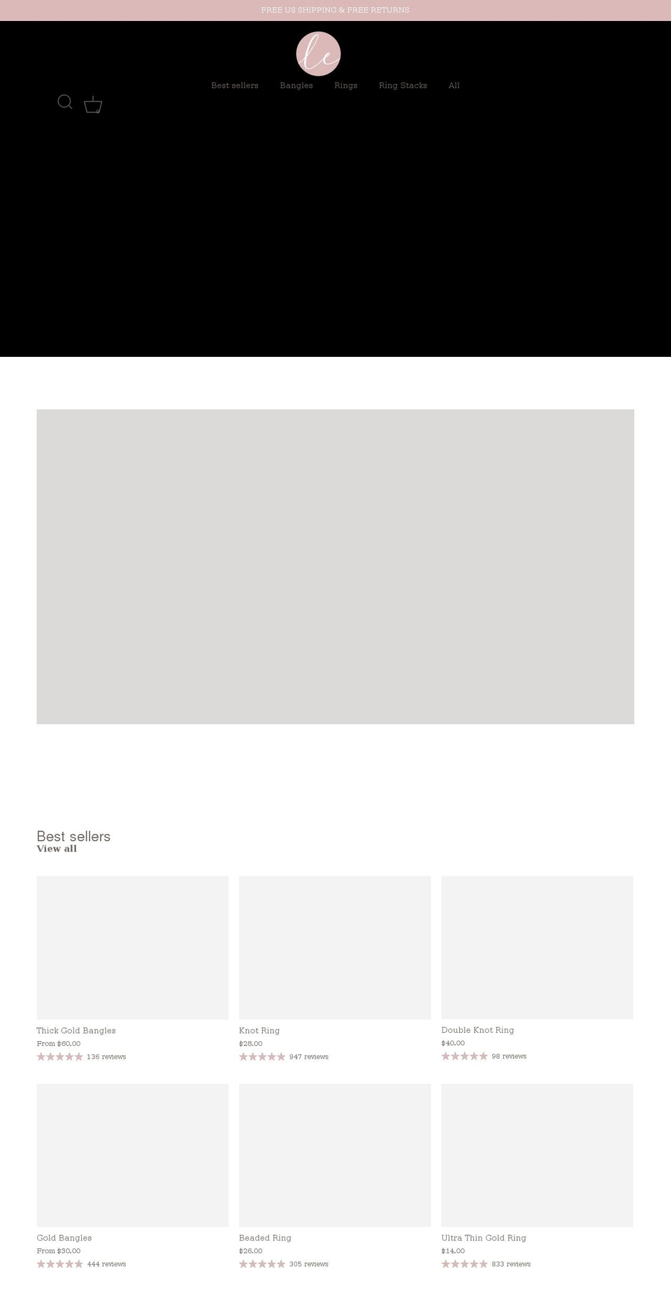 laurelelainejewelry.com shopify website screenshot