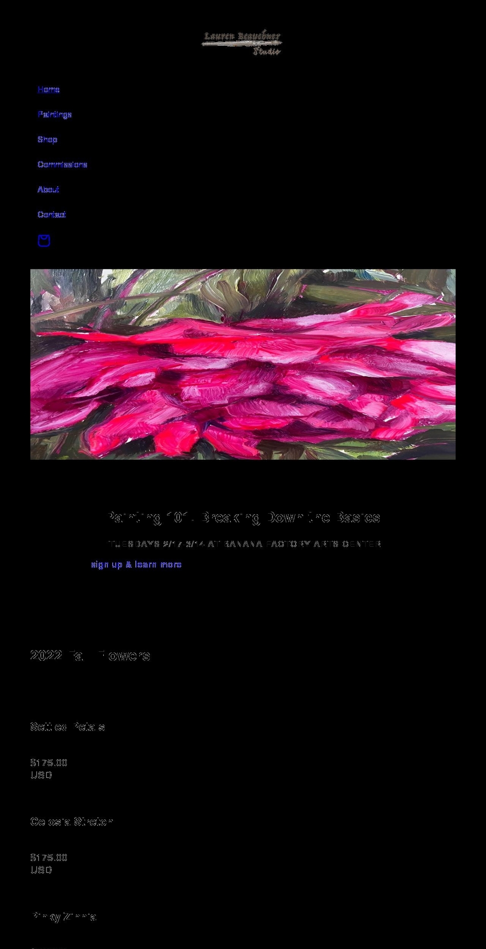 laurenbeauchner.com shopify website screenshot