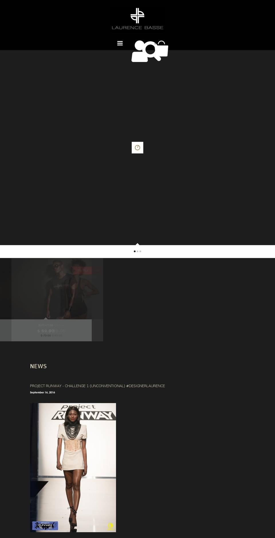 laurencebasse.com shopify website screenshot