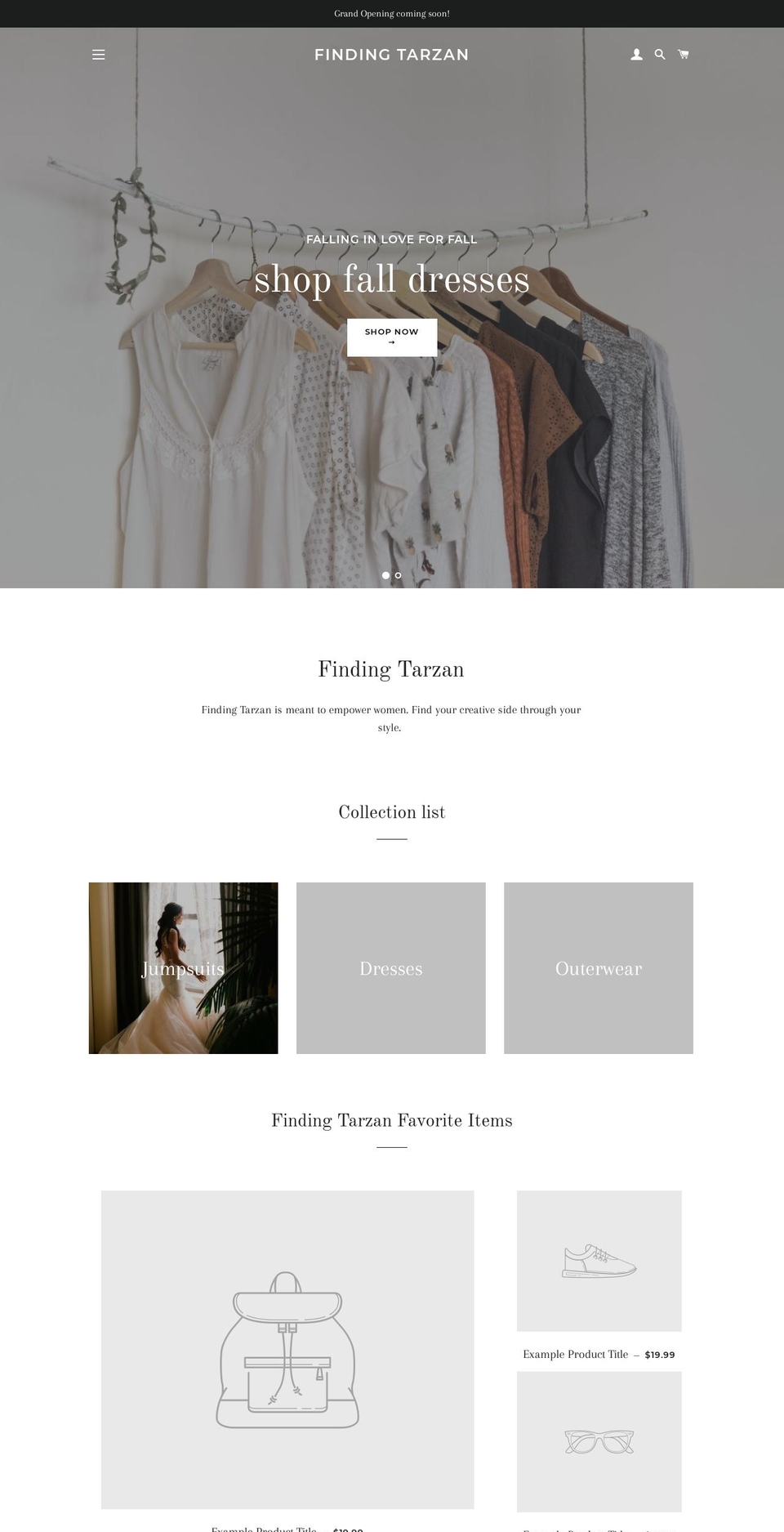 laurenmikal.com — Shopify storefront screenshot