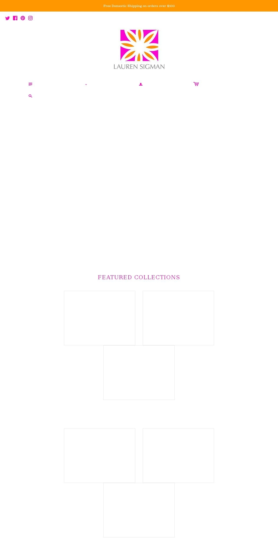 12.2.0 Shopify theme site example laurensigmancollection.com