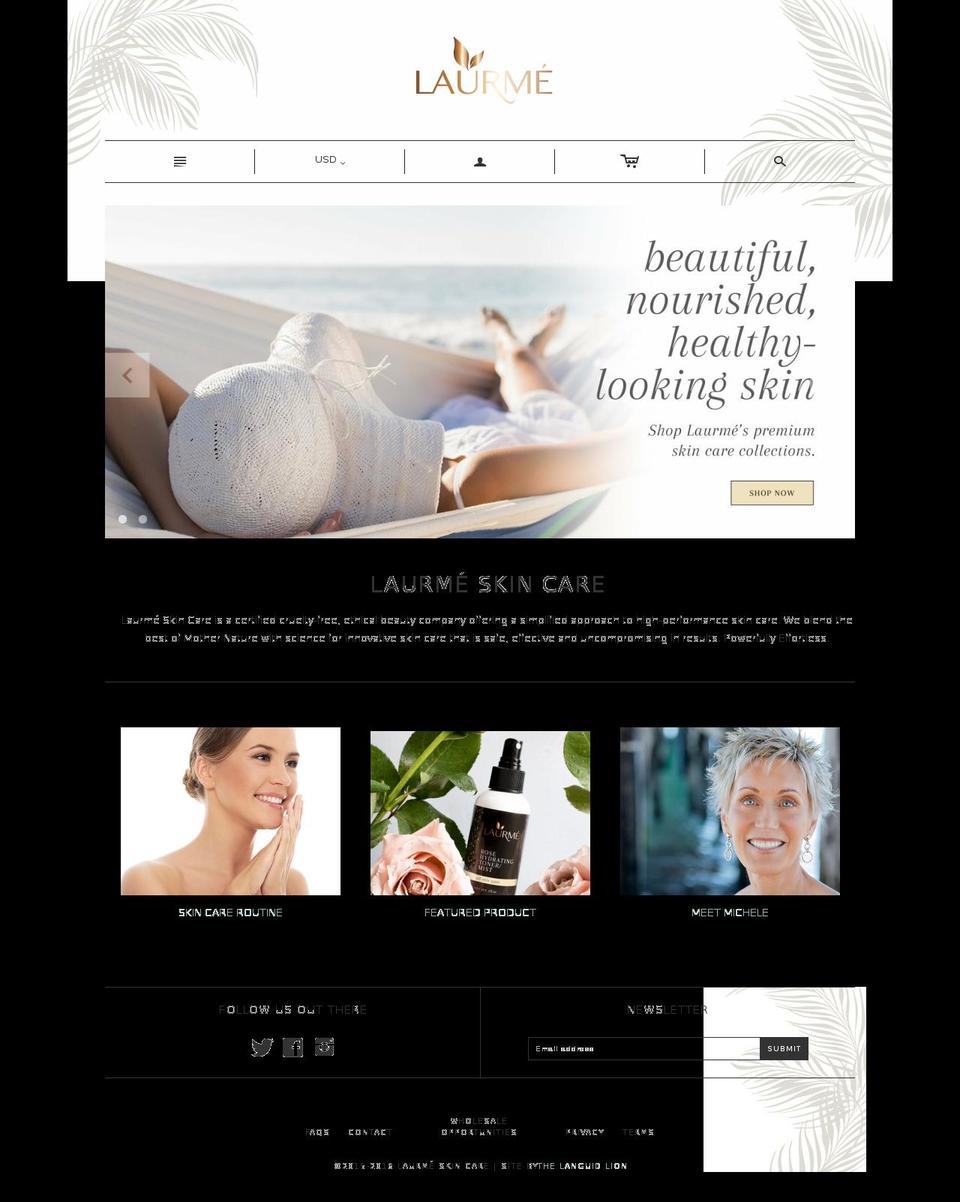 Working Backup of laurme-custom-site HC 19 Oct 16 Shopify theme site example laurmeskincare.net