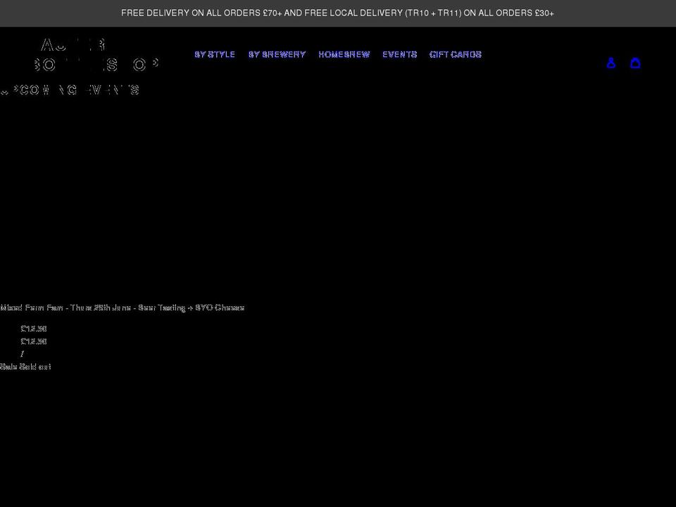 lauterbottleshop.co.uk shopify website screenshot