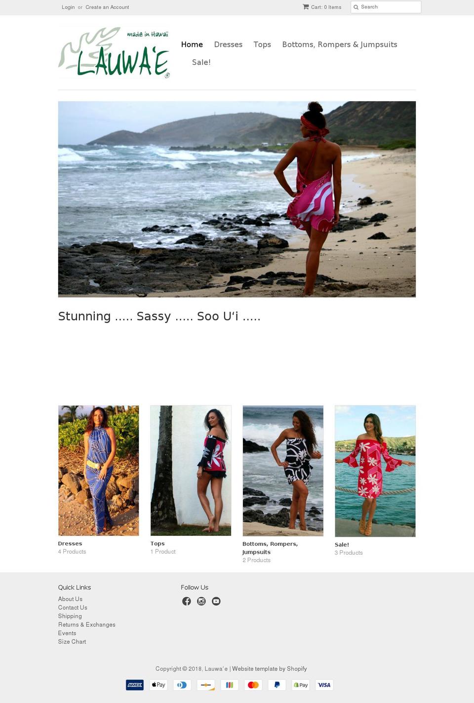 lauwae.com — Shopify storefront screenshot
