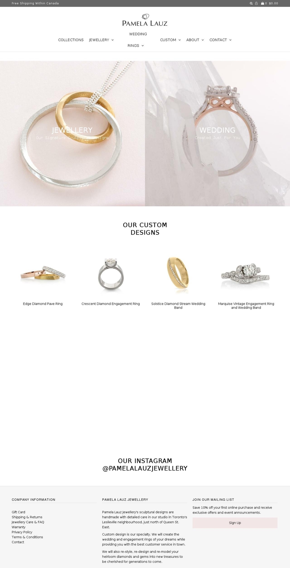 Pamela Lauz 1.2 Shopify theme site example lauz.com