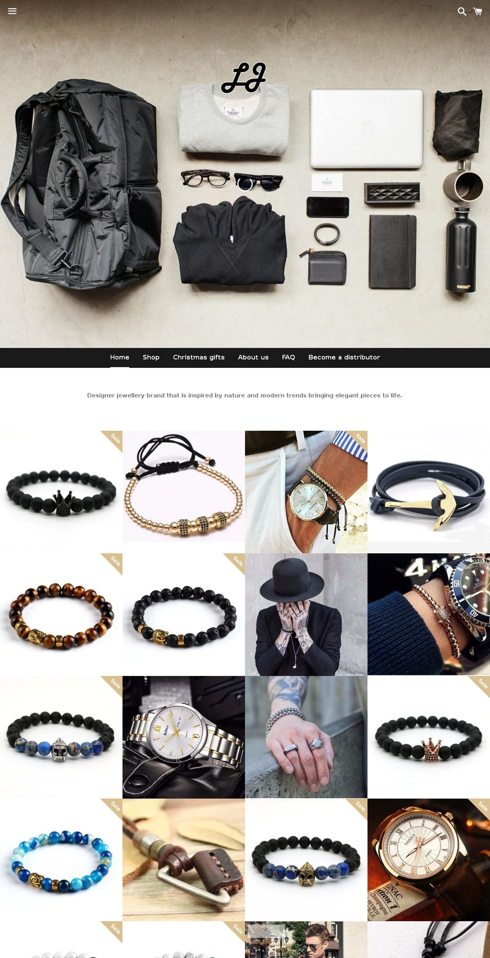 lavajewels.com — Shopify storefront screenshot