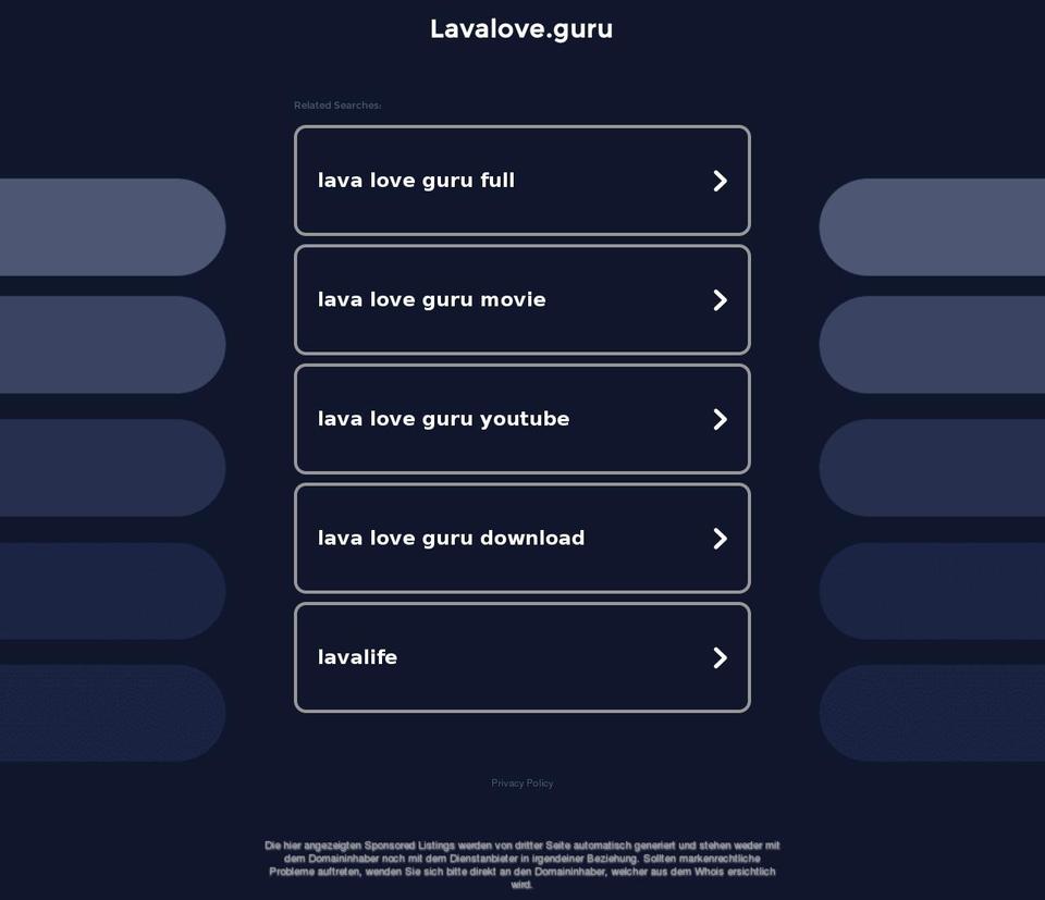 lavalove.guru shopify website screenshot