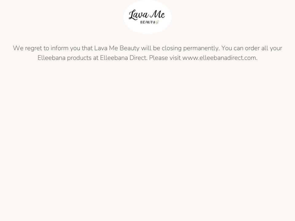 lavamebeauty.com shopify website screenshot